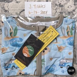 Crew & Co Surf’s Up Bamboo Zip Shortie